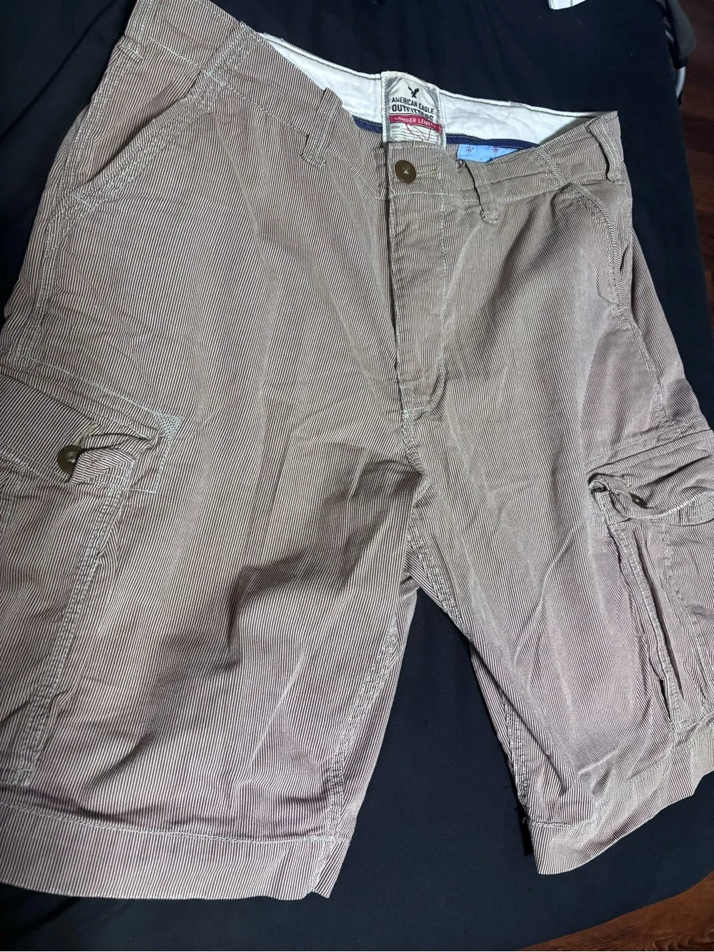 American Eagle Outfitters Men's Light Brown Cargo Shorts
